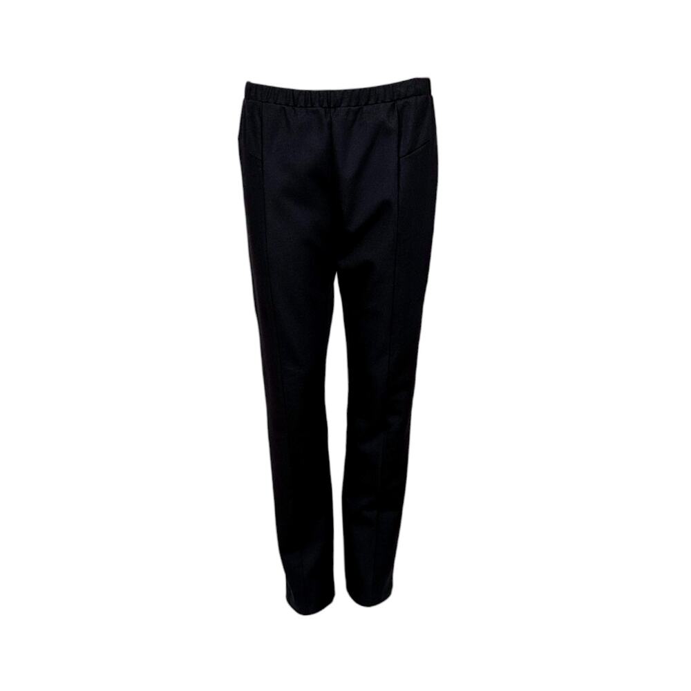 Women's Black Pull On Straight Pants Size S Klaveli NWT